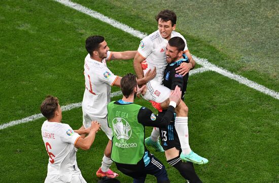 Russia Soccer Euro 2020 Switzerland - Spain