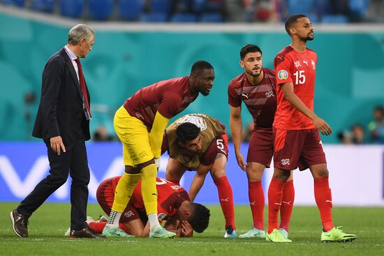 Russia Soccer Euro 2020 Switzerland - Spain