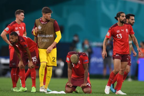 Russia Soccer Euro 2020 Switzerland - Spain