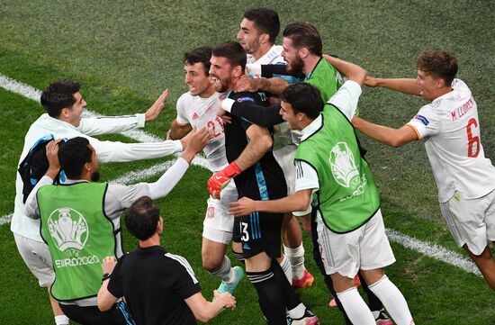 Russia Soccer Euro 2020 Switzerland - Spain