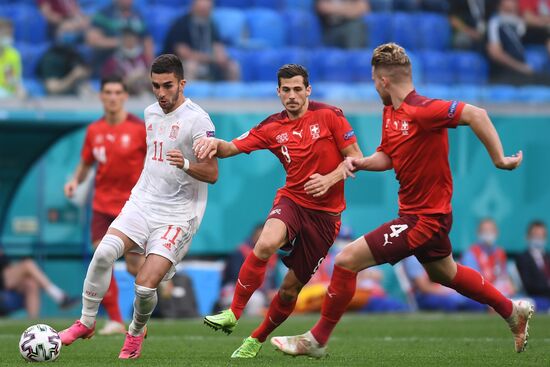 Russia Soccer Euro 2020 Switzerland - Spain