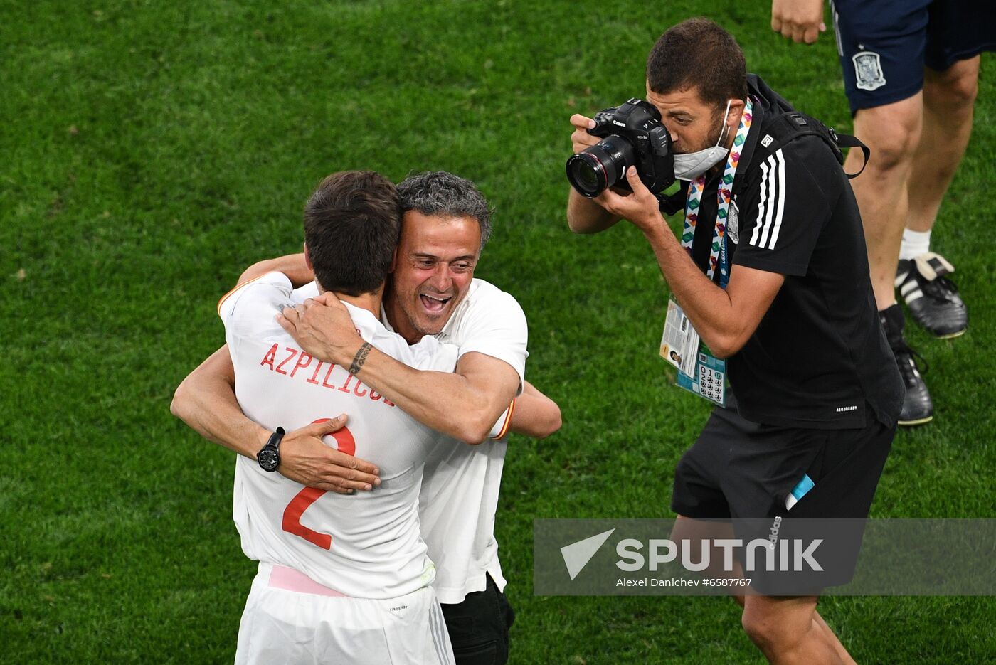 Russia Soccer Euro 2020 Switzerland - Spain