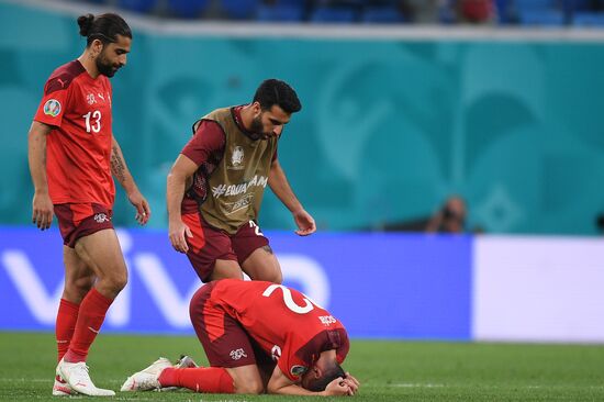 Russia Soccer Euro 2020 Switzerland - Spain