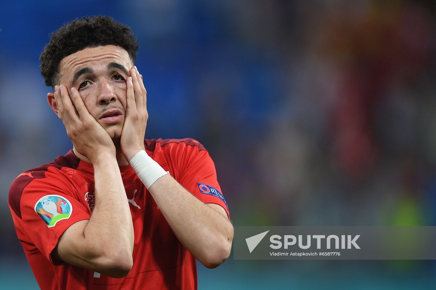 Russia Soccer Euro 2020 Switzerland - Spain