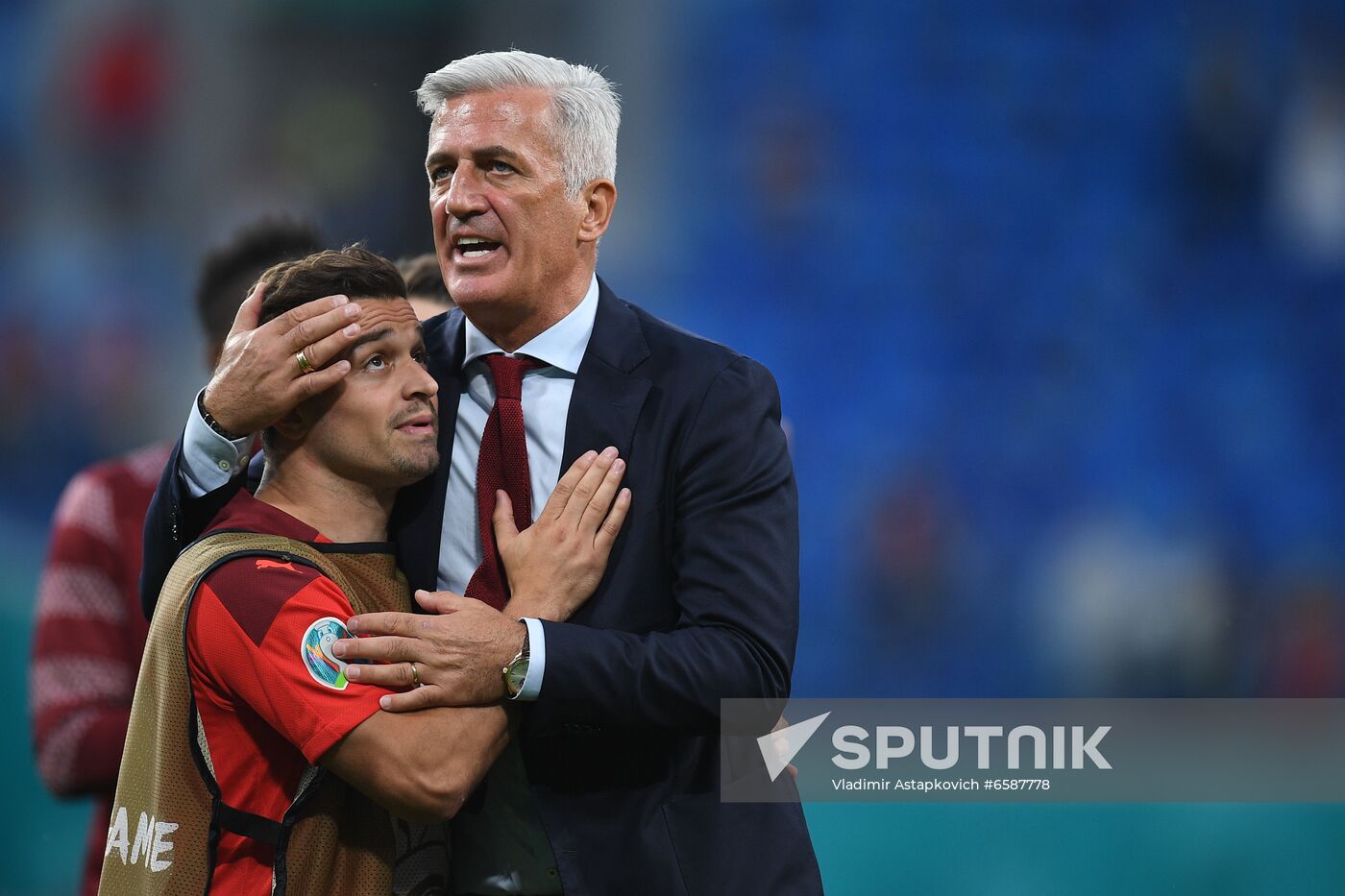 Russia Soccer Euro 2020 Switzerland - Spain