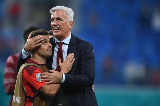 Russia Soccer Euro 2020 Switzerland - Spain