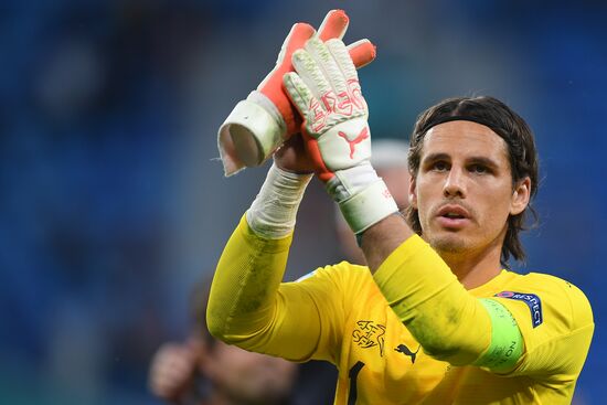 Russia Soccer Euro 2020 Switzerland - Spain