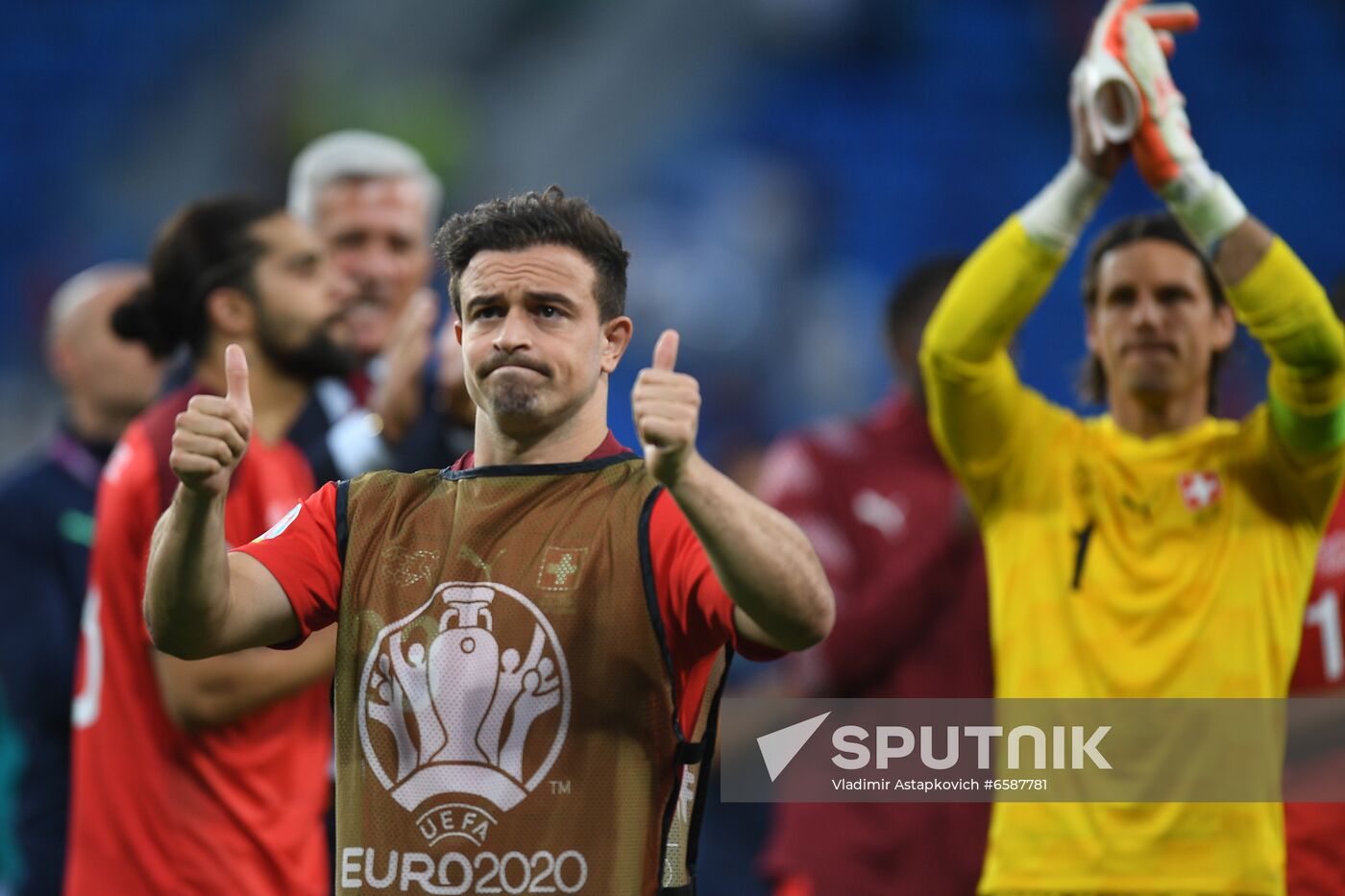 Russia Soccer Euro 2020 Switzerland - Spain