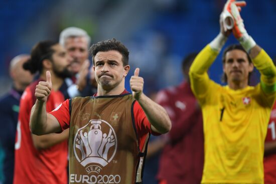 Russia Soccer Euro 2020 Switzerland - Spain