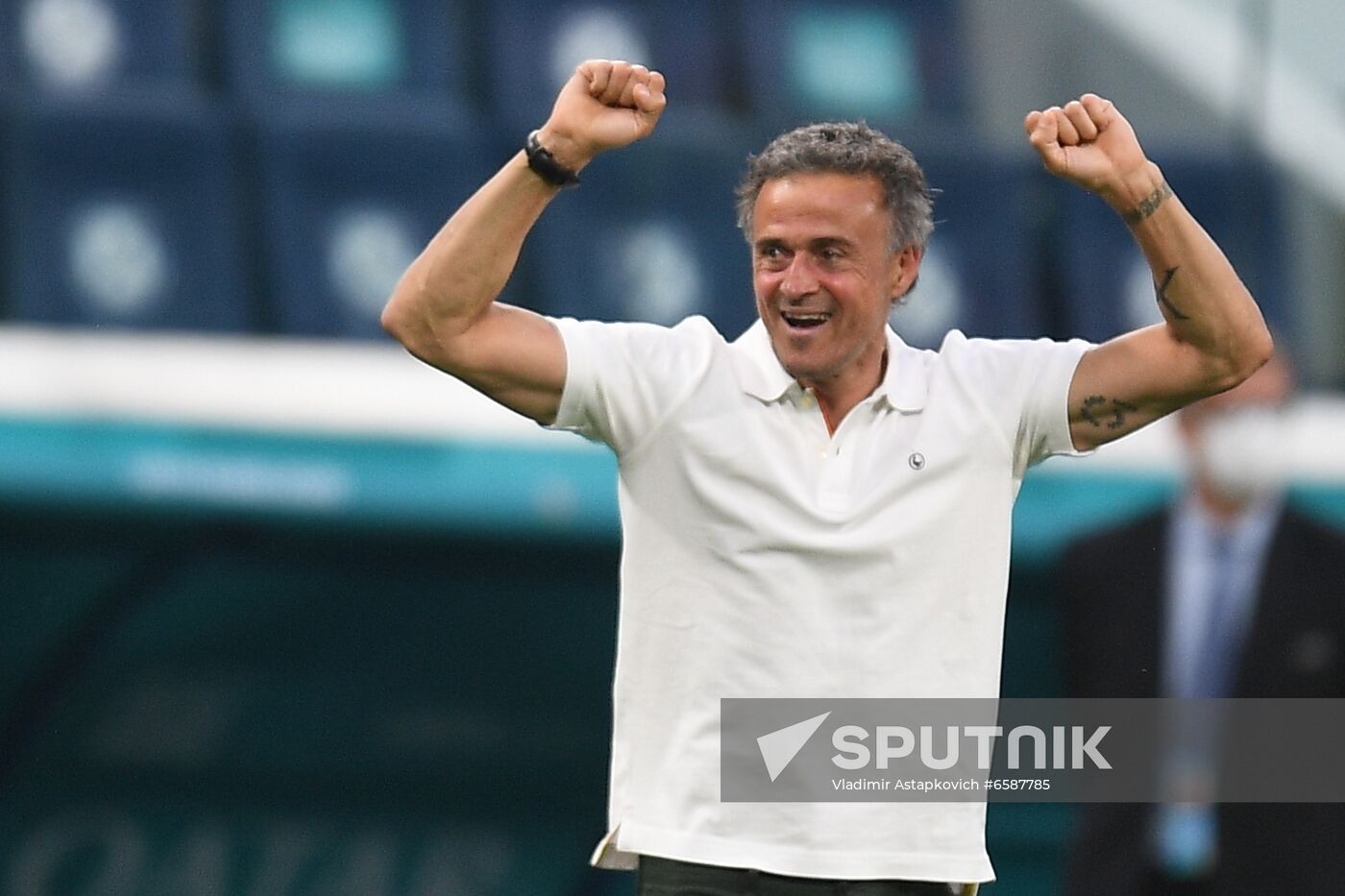 Russia Soccer Euro 2020 Switzerland - Spain