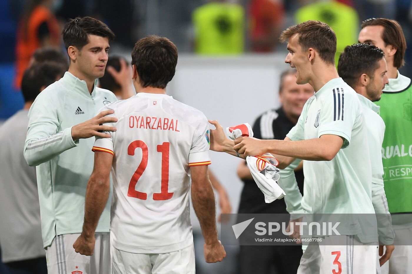 Russia Soccer Euro 2020 Switzerland - Spain