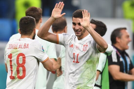 Russia Soccer Euro 2020 Switzerland - Spain