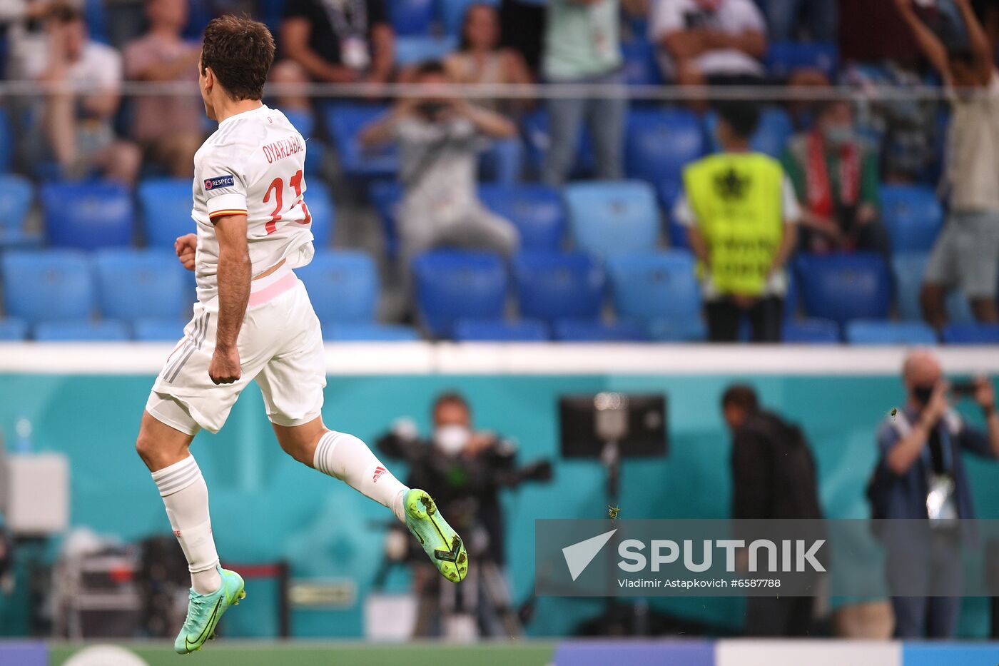 Russia Soccer Euro 2020 Switzerland - Spain
