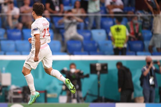 Russia Soccer Euro 2020 Switzerland - Spain