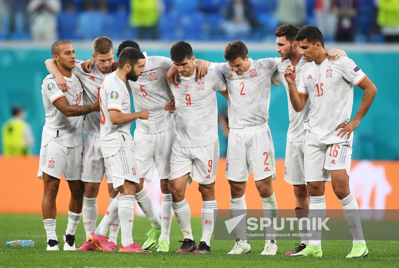 Russia Soccer Euro 2020 Switzerland - Spain