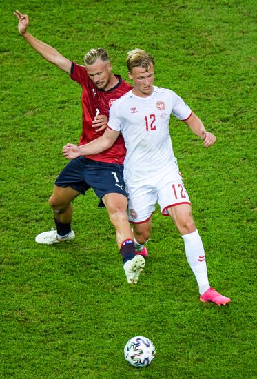 Azerbaijan Soccer Euro 2020 Czech Republic - Denmark