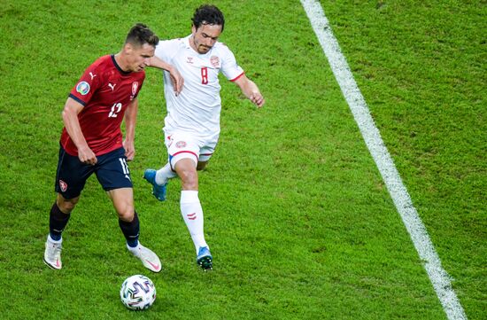 Azerbaijan Soccer Euro 2020 Czech Republic - Denmark