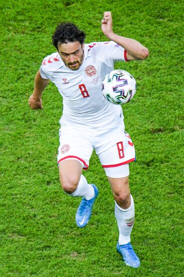 Azerbaijan Soccer Euro 2020 Czech Republic - Denmark