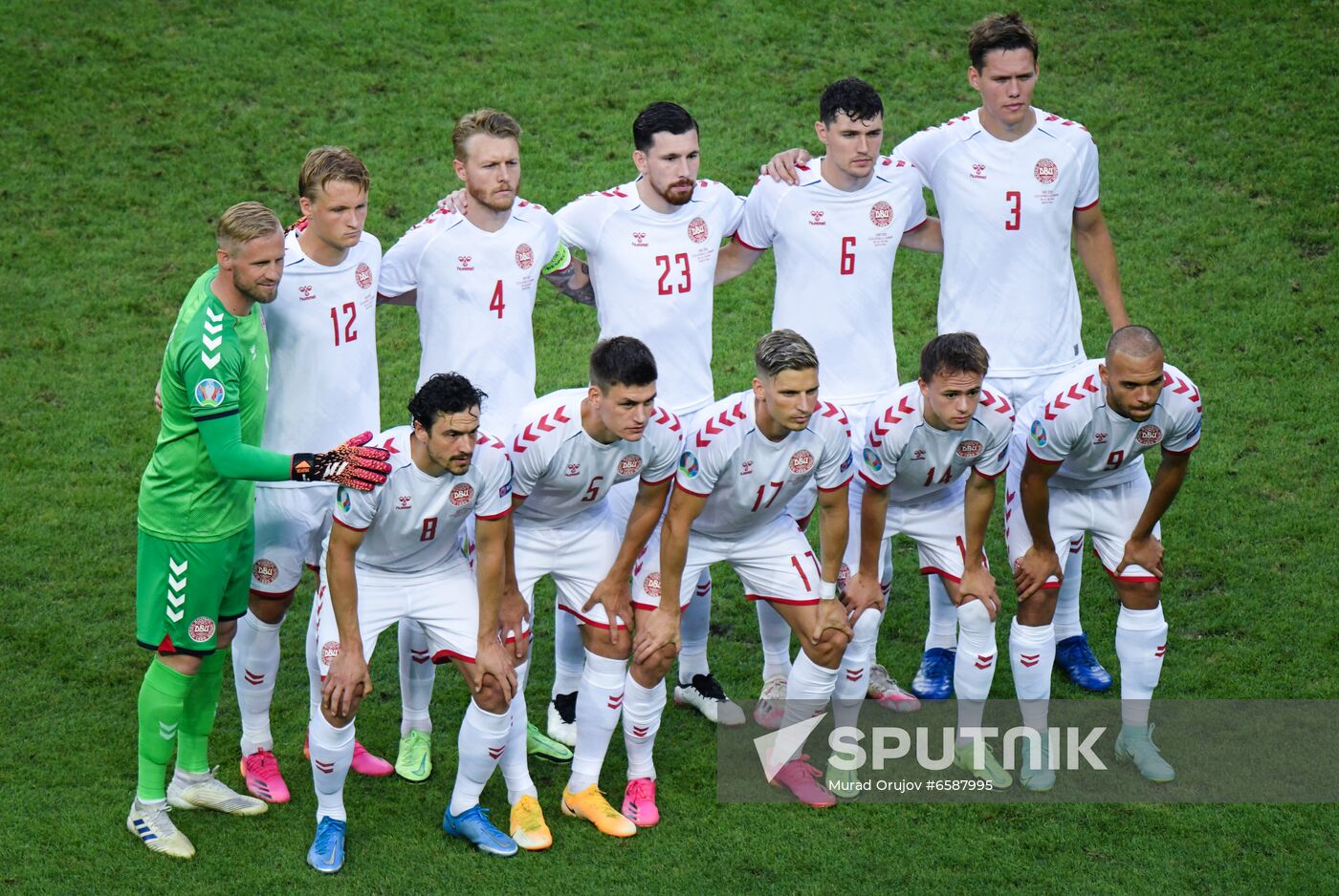 Azerbaijan Soccer Euro 2020 Czech Republic - Denmark