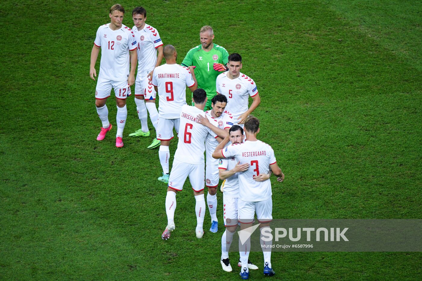 Azerbaijan Soccer Euro 2020 Czech Republic - Denmark