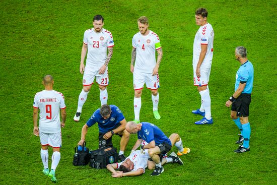 Azerbaijan Soccer Euro 2020 Czech Republic - Denmark