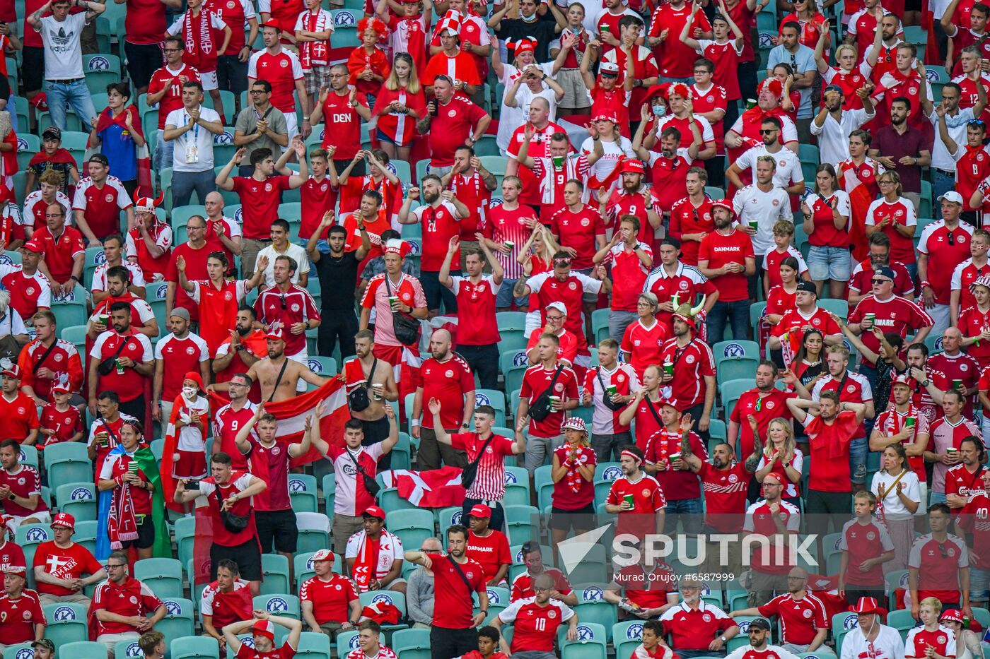 Azerbaijan Soccer Euro 2020 Czech Republic - Denmark