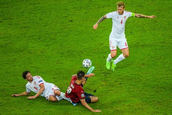 Azerbaijan Soccer Euro 2020 Czech Republic - Denmark