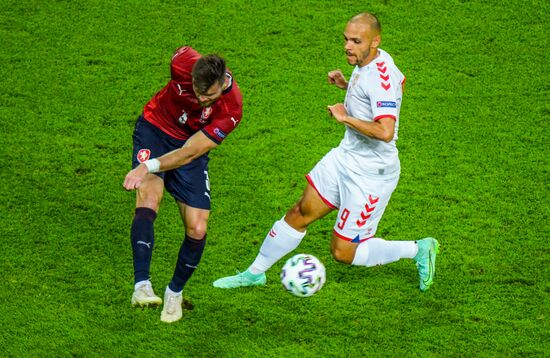 Azerbaijan Soccer Euro 2020 Czech Republic - Denmark