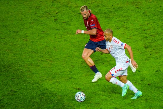 Azerbaijan Soccer Euro 2020 Czech Republic - Denmark