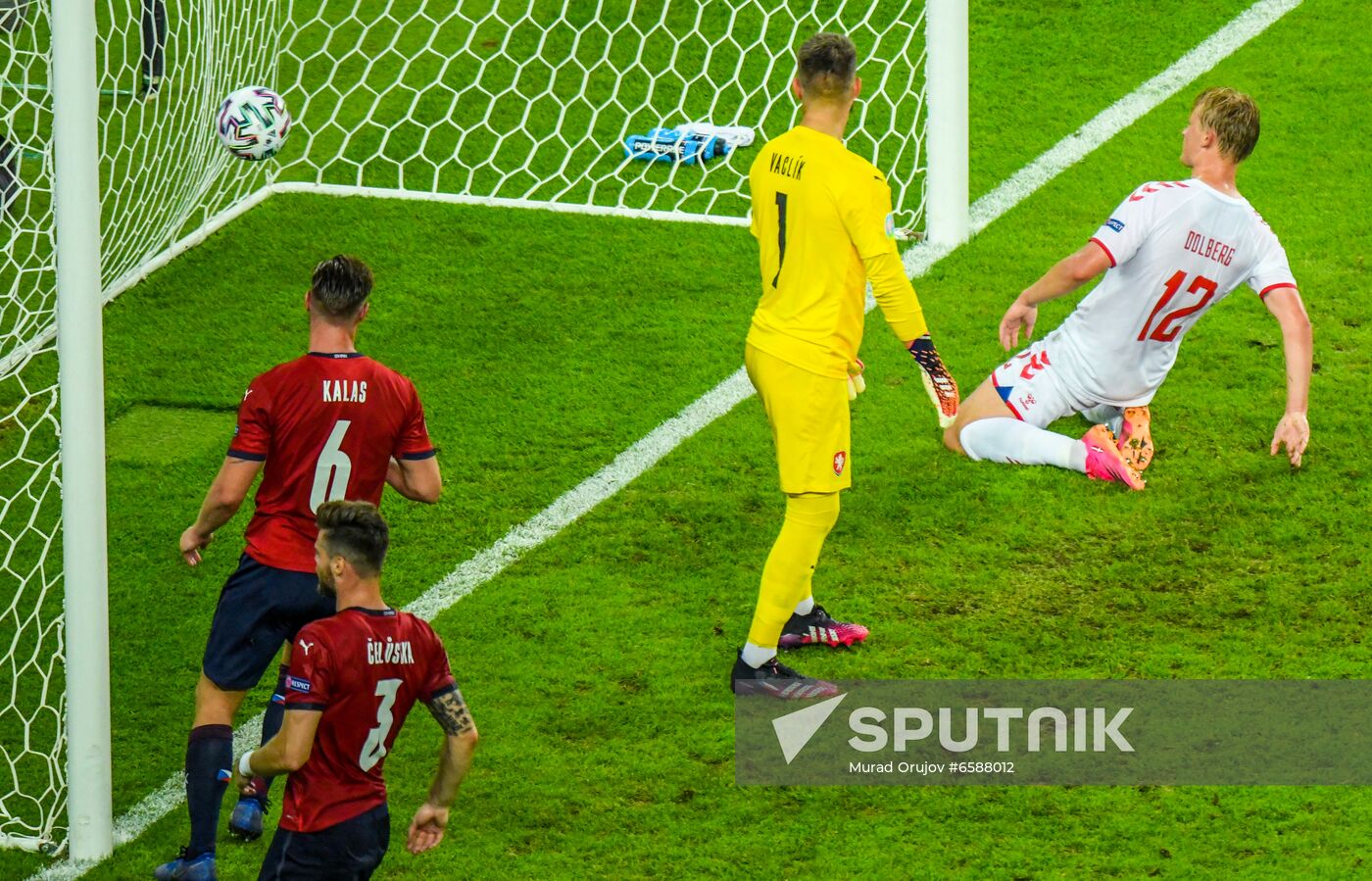 Azerbaijan Soccer Euro 2020 Czech Republic - Denmark