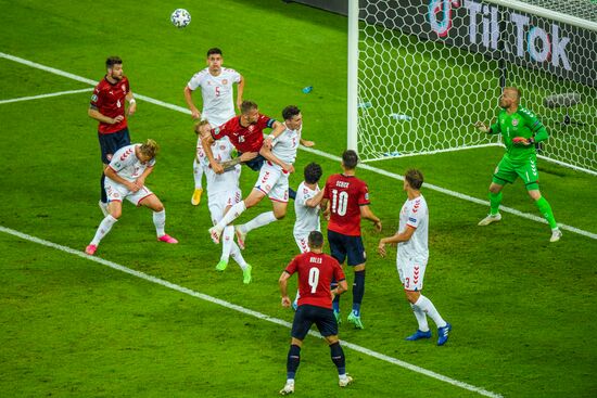 Azerbaijan Soccer Euro 2020 Czech Republic - Denmark
