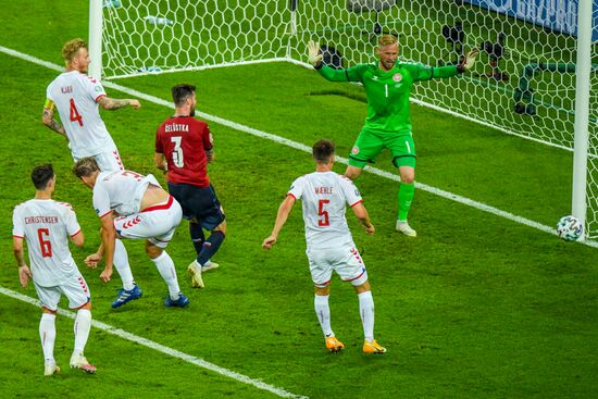 Azerbaijan Soccer Euro 2020 Czech Republic - Denmark