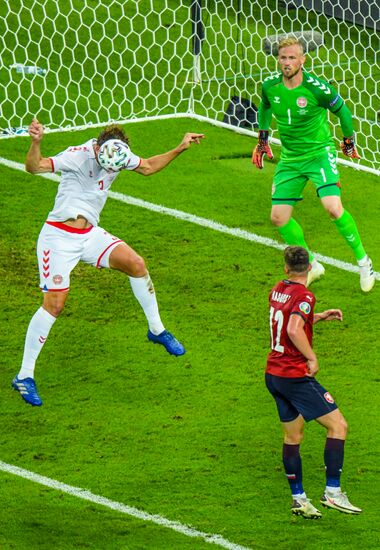 Azerbaijan Soccer Euro 2020 Czech Republic - Denmark