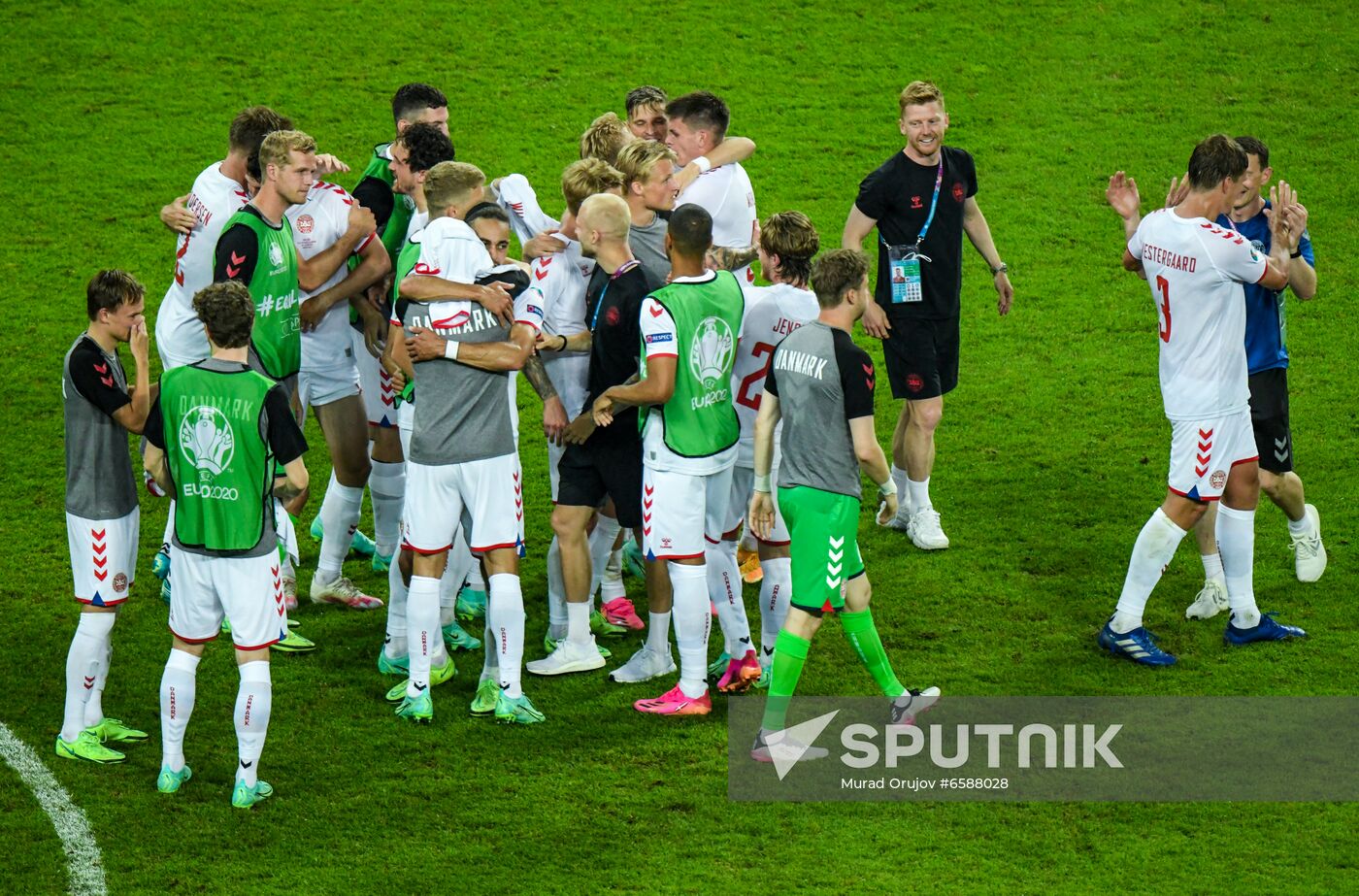 Azerbaijan Soccer Euro 2020 Czech Republic - Denmark