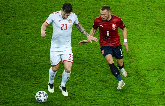 Azerbaijan Soccer Euro 2020 Czech Republic - Denmark