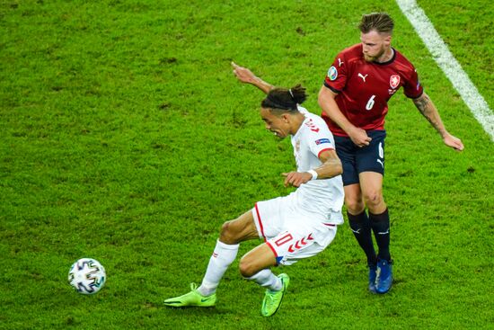 Azerbaijan Soccer Euro 2020 Czech Republic - Denmark