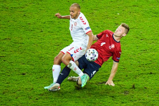 Azerbaijan Soccer Euro 2020 Czech Republic - Denmark