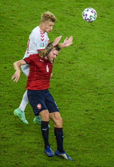 Azerbaijan Soccer Euro 2020 Czech Republic - Denmark