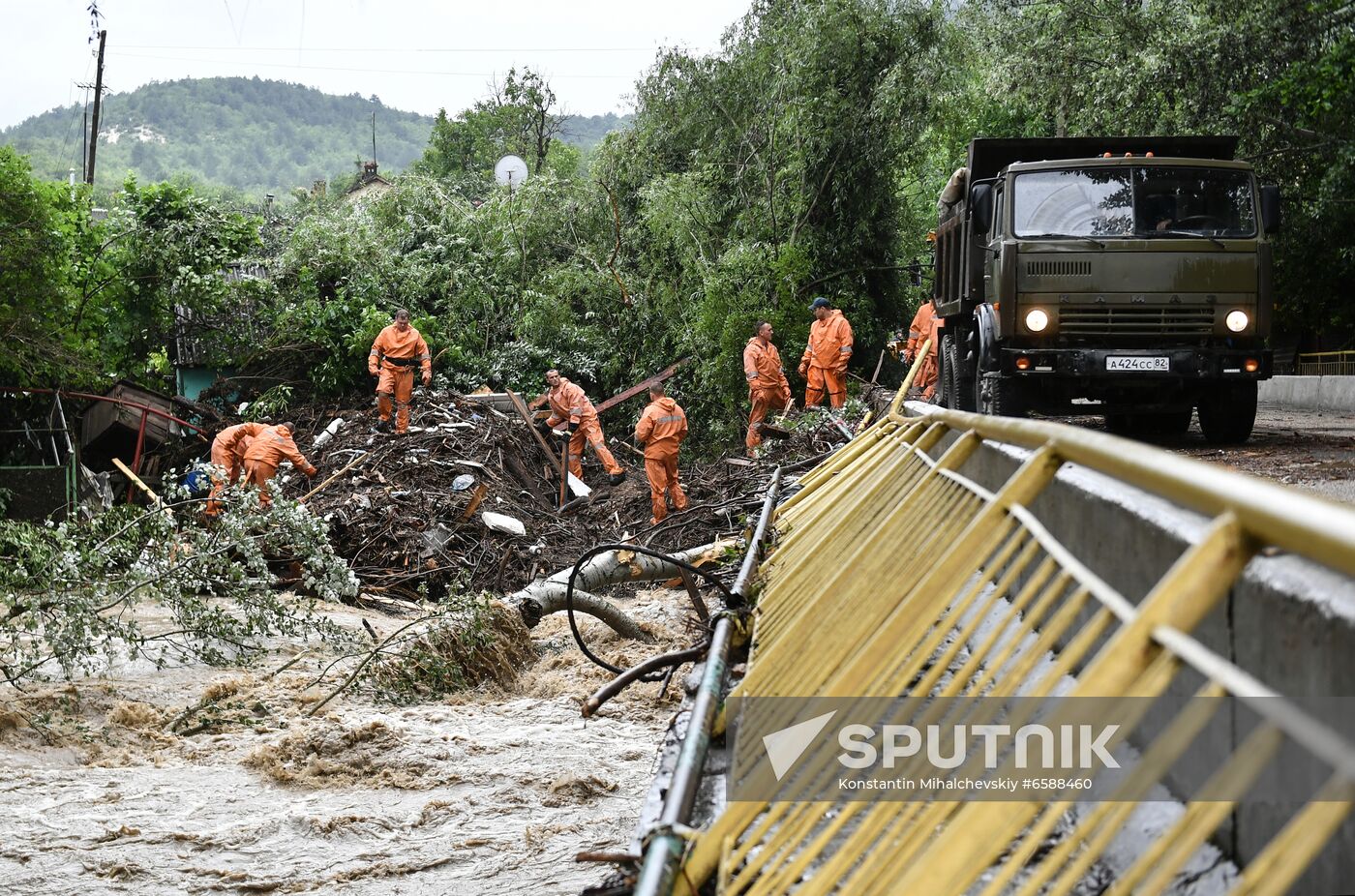 Russia Heavy Rains Aftermath