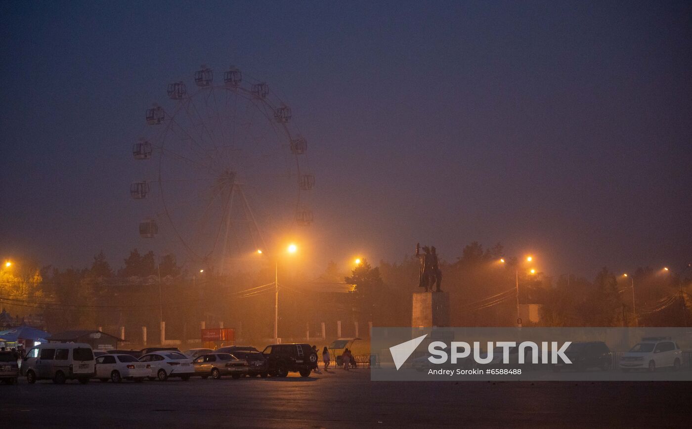 Russia Forest Fires Smog