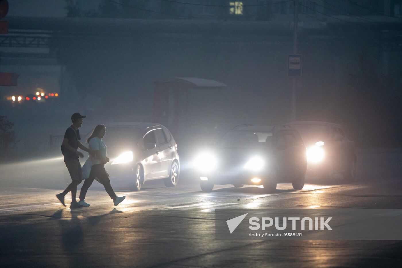 Russia Forest Fires Smog