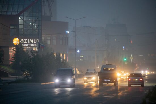 Russia Forest Fires Smog