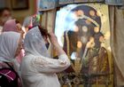 Believers attend a service marking the 800th anniversary of the birth of St. Alexander Nevsky, at the Assumption Cathedral, in Vitebsk, Belarus. Location: Belarus, Vitebsk. Author: Viktor Tolochko. Belarus St. Alexander Nevsky Anniversary