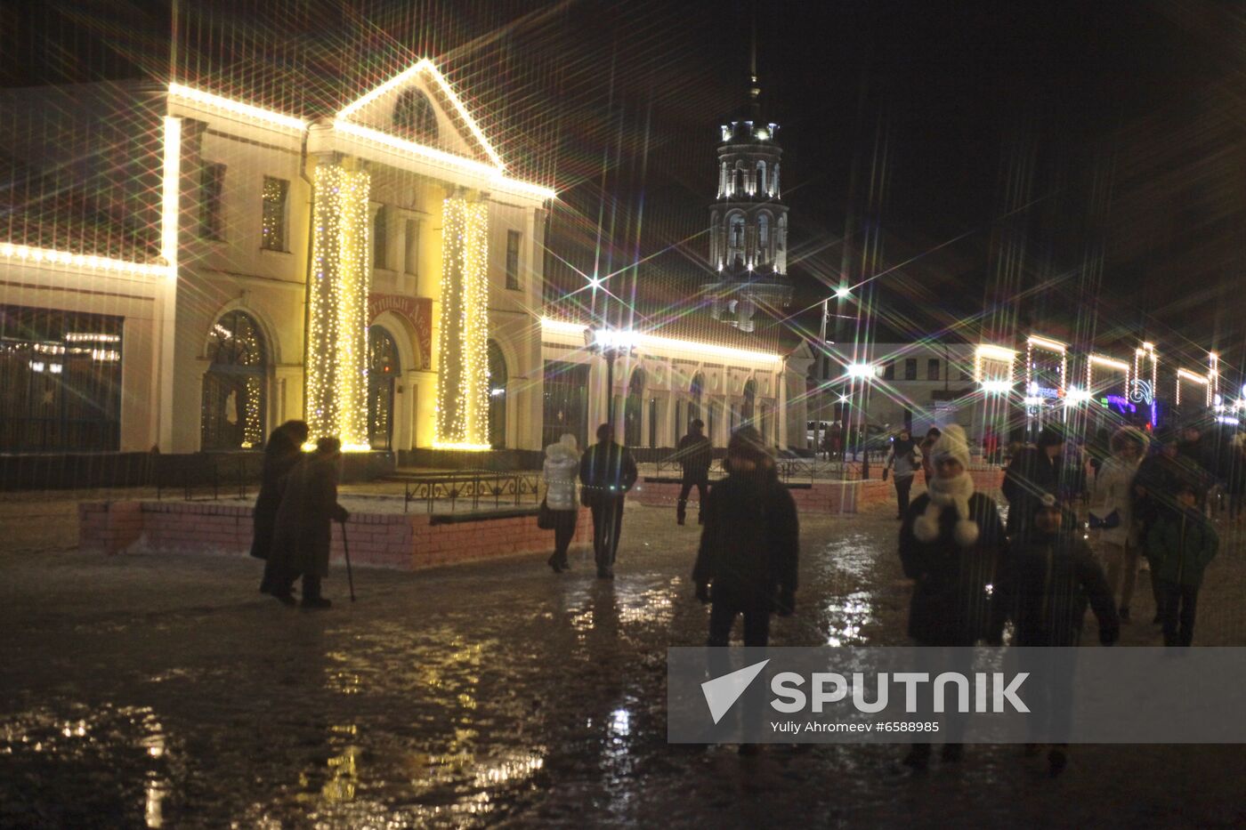 Malakhy Belov Street in Shuya City