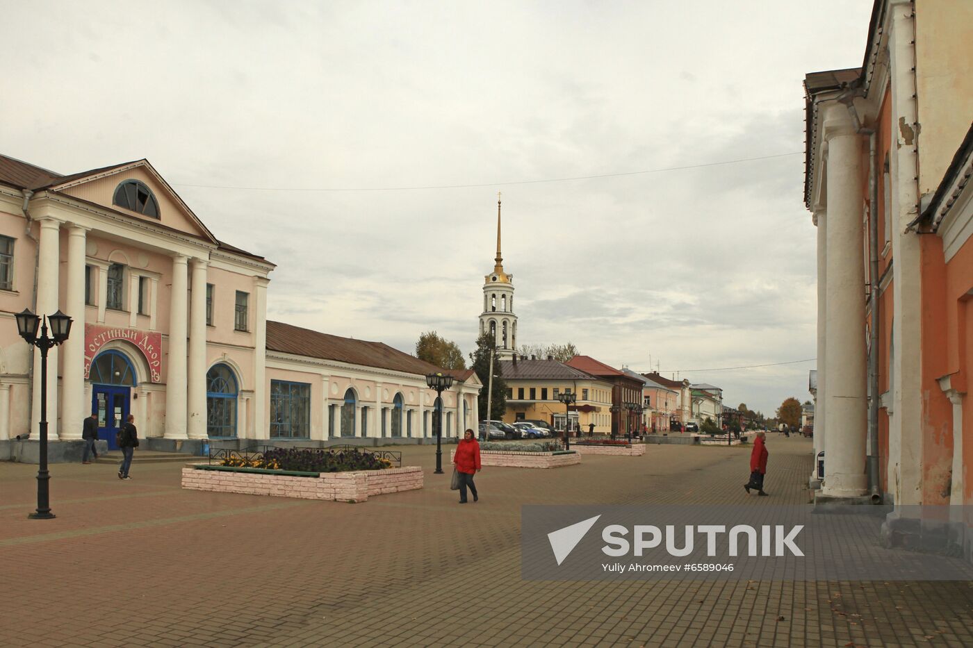 Malakhy Belov Street in Shuya City