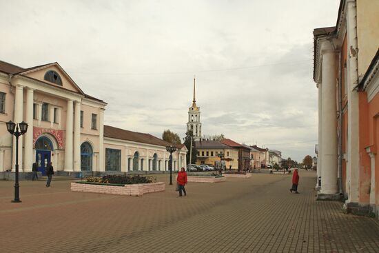 Malakhy Belov Street in Shuya City
