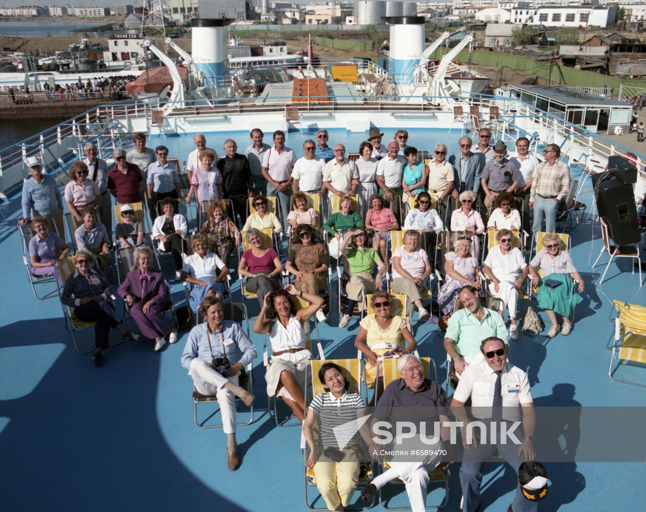 American tourists in Siberia