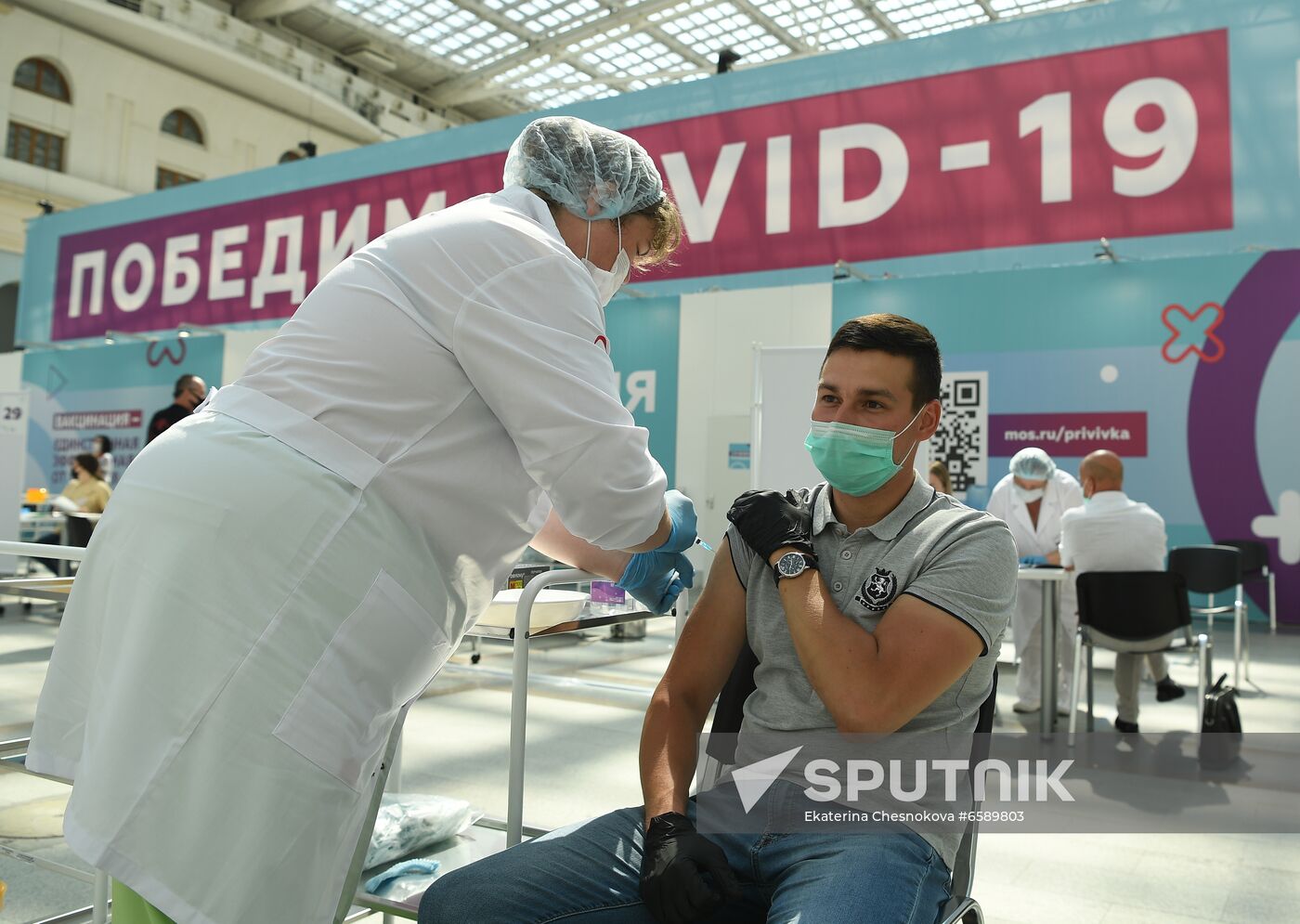 Russia Coronavirus Vaccination