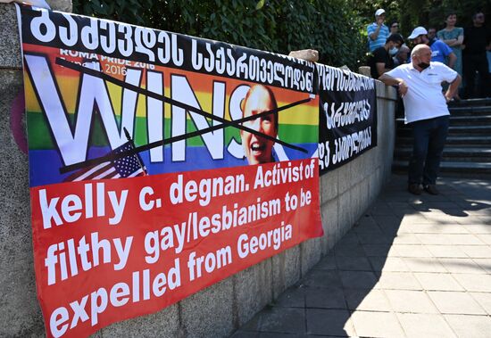Georgia Anti LGBT Protest