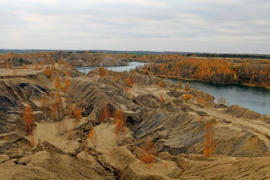 Romantsevskiye Mountains in Tula Region